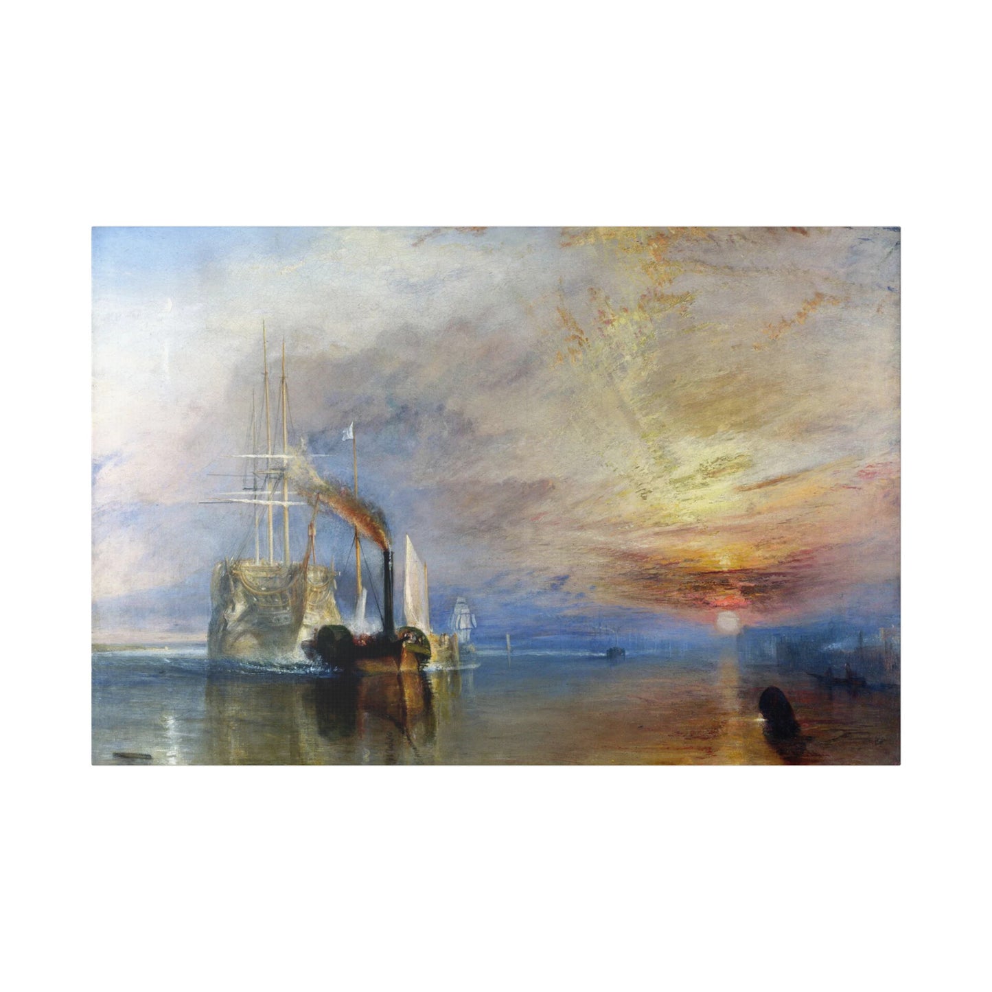 J.M.W. Turner "The Fighting Temeraire Tugged to Her Last Berth to Be Broken Up"