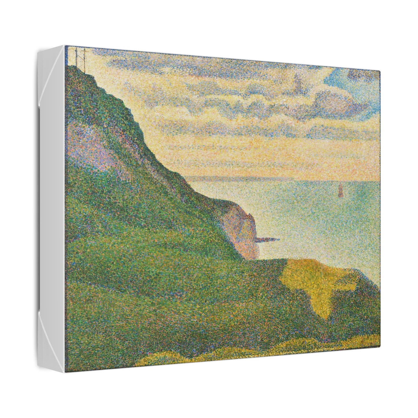 Georges Seurat "Seascape at Port-en-Bessin, Normandy"