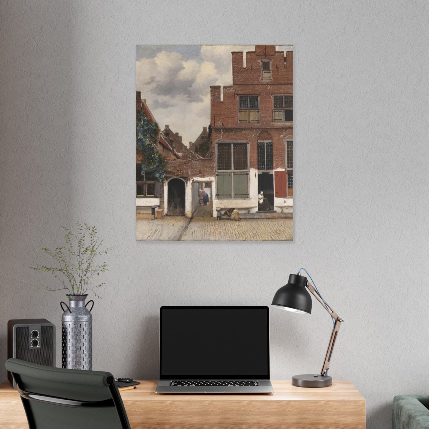 Johannes Vermeer "View of Houses in Delft"