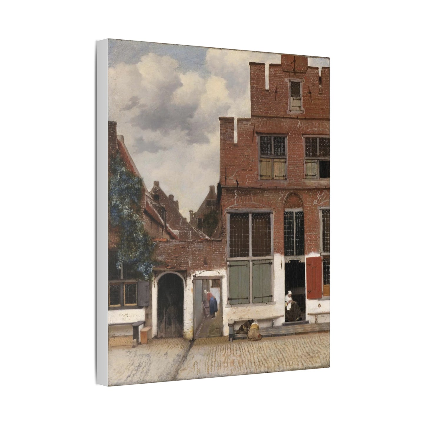 Johannes Vermeer "View of Houses in Delft"