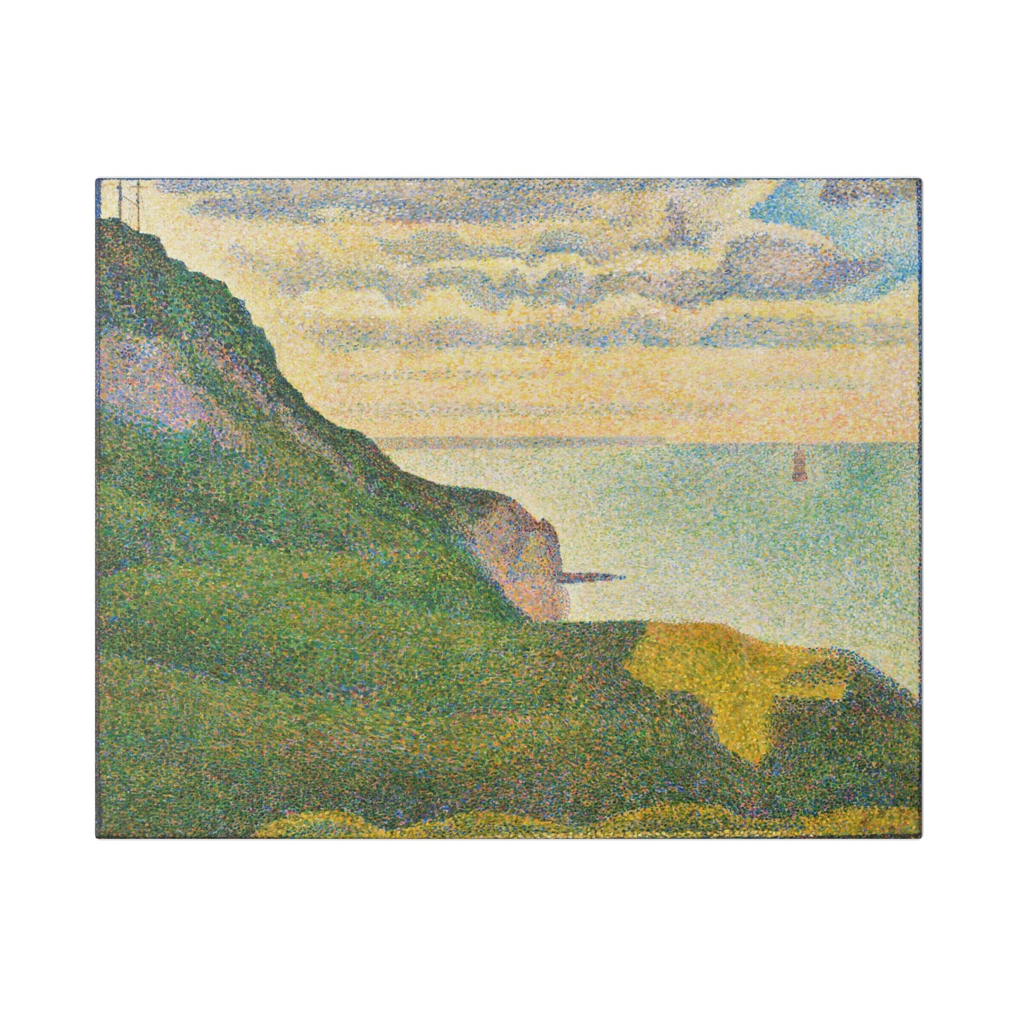 Georges Seurat "Seascape at Port-en-Bessin, Normandy"