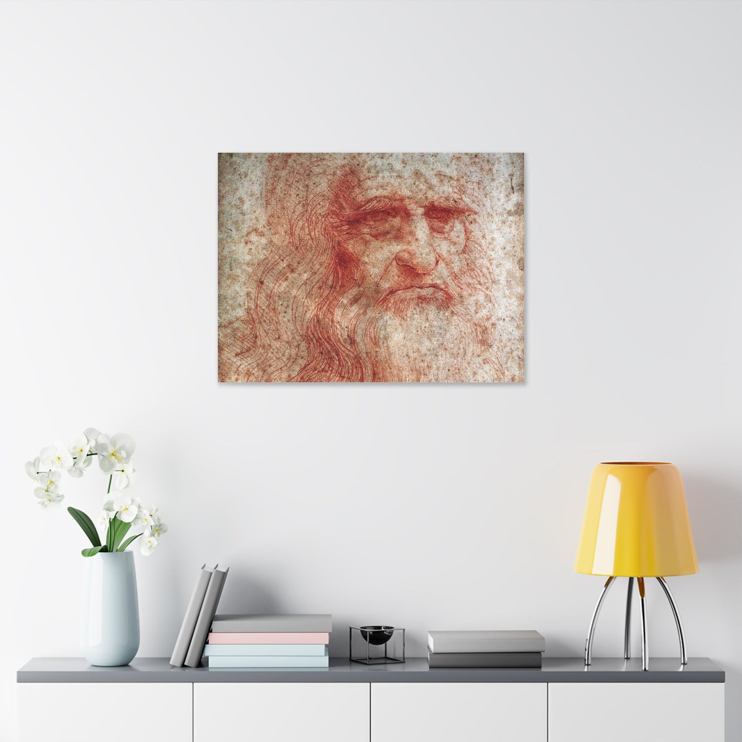 Leonardo da Vinci "Portrait of a Man in Red Chalk"