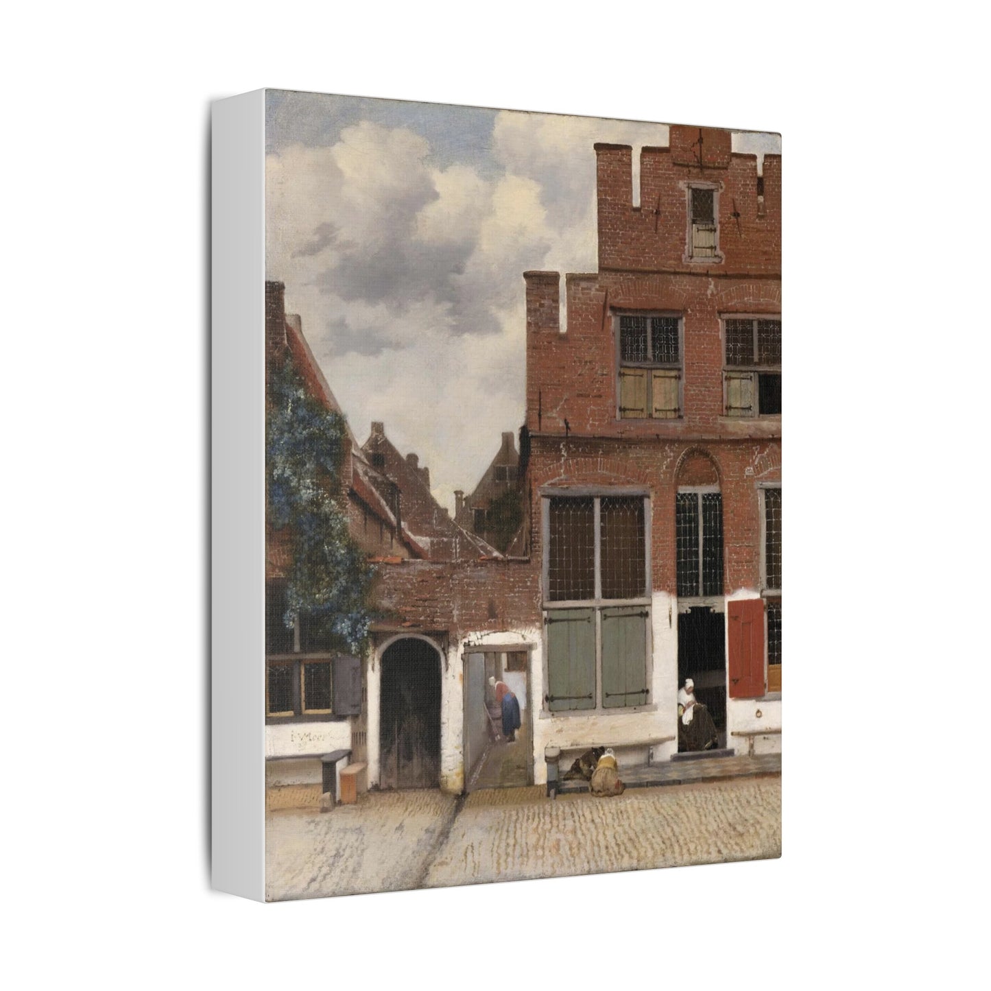 Johannes Vermeer "View of Houses in Delft"