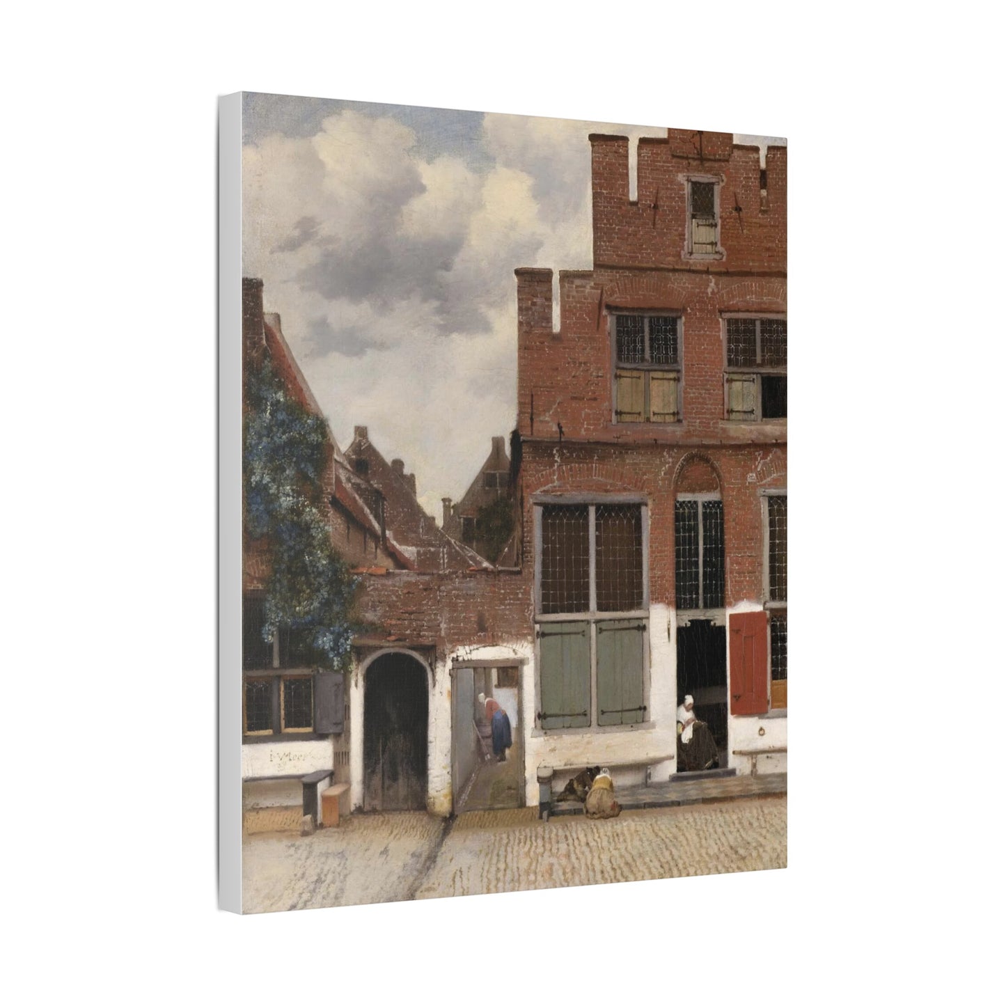 Johannes Vermeer "View of Houses in Delft"