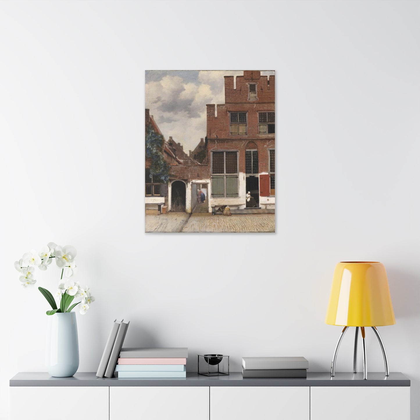 Johannes Vermeer "View of Houses in Delft"