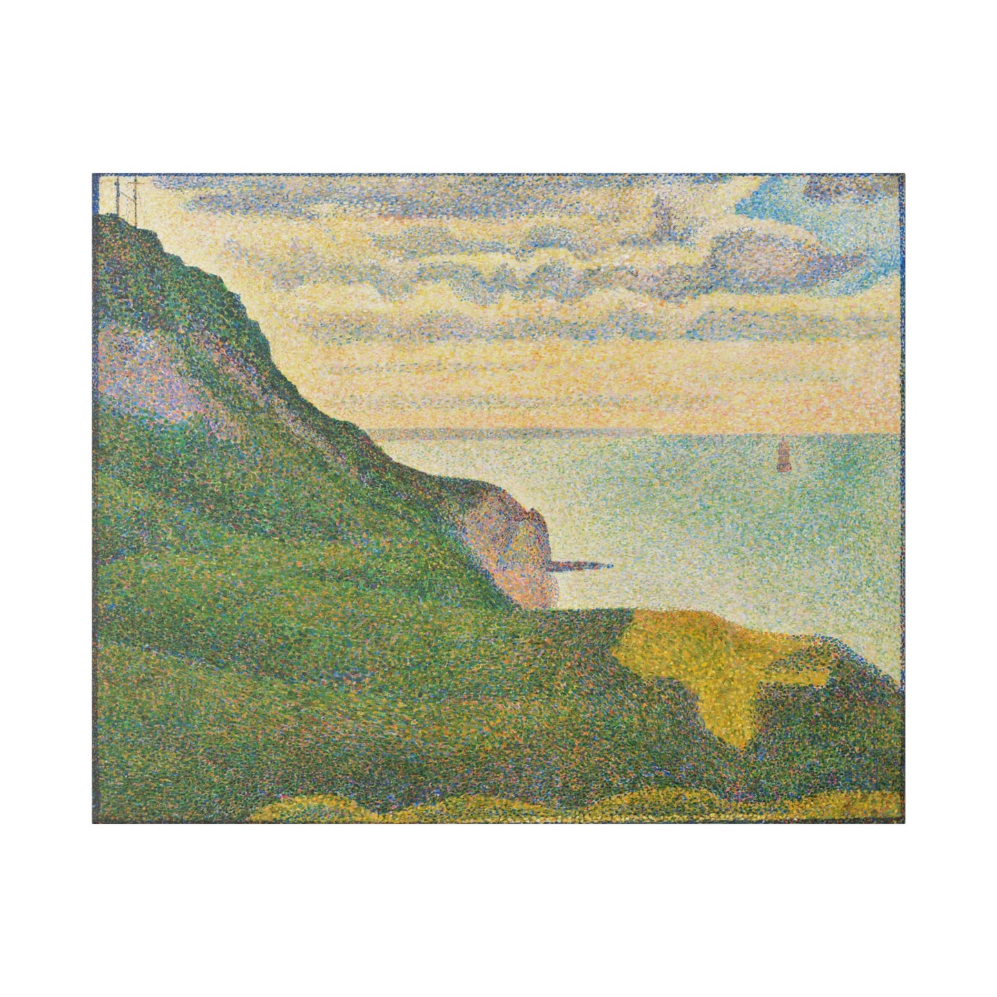 Georges Seurat "Seascape at Port-en-Bessin, Normandy"